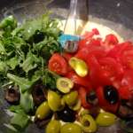 Quiche aux tomates et roquette 4