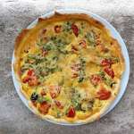 Quiche aux tomates et roquette 8