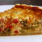 Quiche poivrons thon et harissa 0