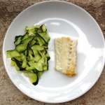 Courgettes au grill et cabillaud 0