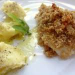 Filets de cabillaud en crumble