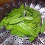 Oeuf poché aux pois gourmands  1