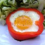 Oeufs surprises aux poivrons 5