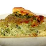 Quiche de brocolis aux amandes