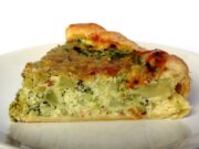 Quiche de brocolis aux amandes