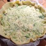 Quiche de brocolis aux amandes 7