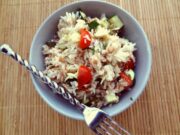 Salade de riz à la courgette