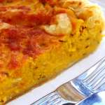 Tarte à la citrouille, saint nectaire et épices 0