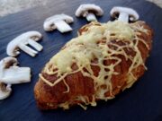 Croissant farci aux champignons