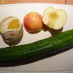 Jus de concombre pomme et orange 1