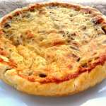 Quiche aux champignons de Paris