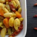 Ragoût de mojettes aux tomates séchées