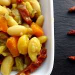 Ragoût de mojettes aux tomates séchées