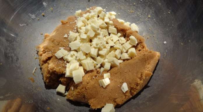 Biscuits beurre de cacahètes et chocolat blanc 3