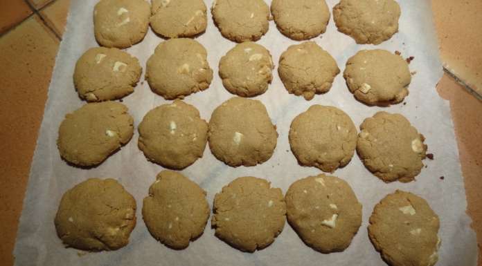 Biscuits beurre de cacahètes et chocolat blanc 5