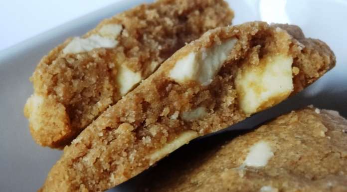 Biscuits beurre de cacahètes et chocolat blanc