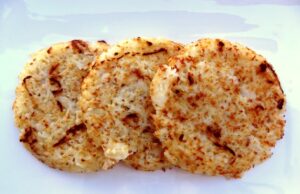 Croquettes de riz oignon sésame