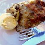 Gratin de batavia et oeufs 0