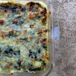 Gratin de batavia et oeufs
