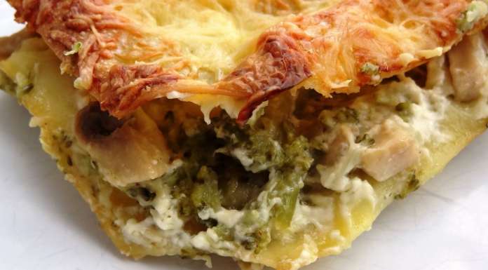 Lasagnes brocolis champignons
