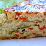 Quiche fenouil poivrons 0