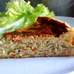 Quiche fenouil poivrons