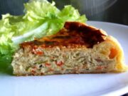 Quiche fenouil poivrons