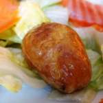Salade aux grenailles et truite fumée 7