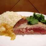 Steak de thon poele 0