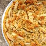 Tarte pommes crème d&rsquo;amandes en crumble