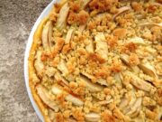Tarte pommes crème d’amandes en crumble