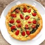 Tarte épinards mozzarella