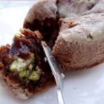 Coulant chocolat au lait coeur de pistache