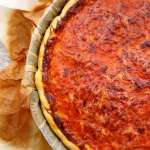 Quiche  tomates, thon, moutarde