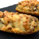 Pommes de terre farcies aux shiitakes