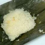 Riz gluant vapeur aux feuilles de bananiers 0