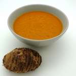Velouté de légumes au taro