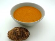 Velouté de légumes au taro