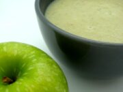 Velouté pomme, chou-fleur, brocolis
