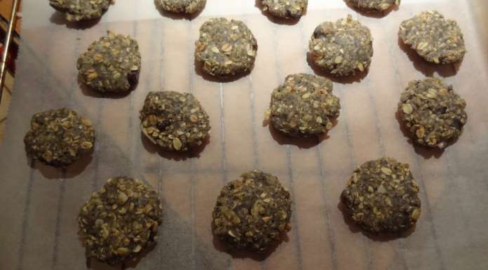 Biscuits à l'avoine et sésame en poudre 8