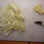 Curry de crevettes au chou vert 1