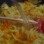 Curry de crevettes au chou vert 9