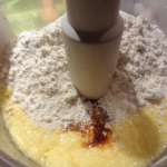 Gâteau aux myrtilles en crumble d&rsquo;amandes 4