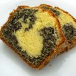 Gâteau marbré au sésame noir 0