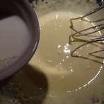 Gâteau marbré au sésame noir 4
