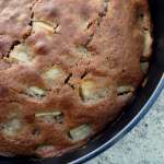 Gâteau moelleux pommes-cannelle 0