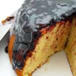Gâteau tendre à la ricotta, citron, cassis f