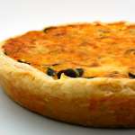 Quiche courgettes edam