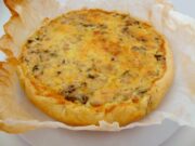 Quiche haricots blancs, maquereaux, coriandre