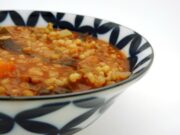 Ragoût vegan riz complet et lentilles